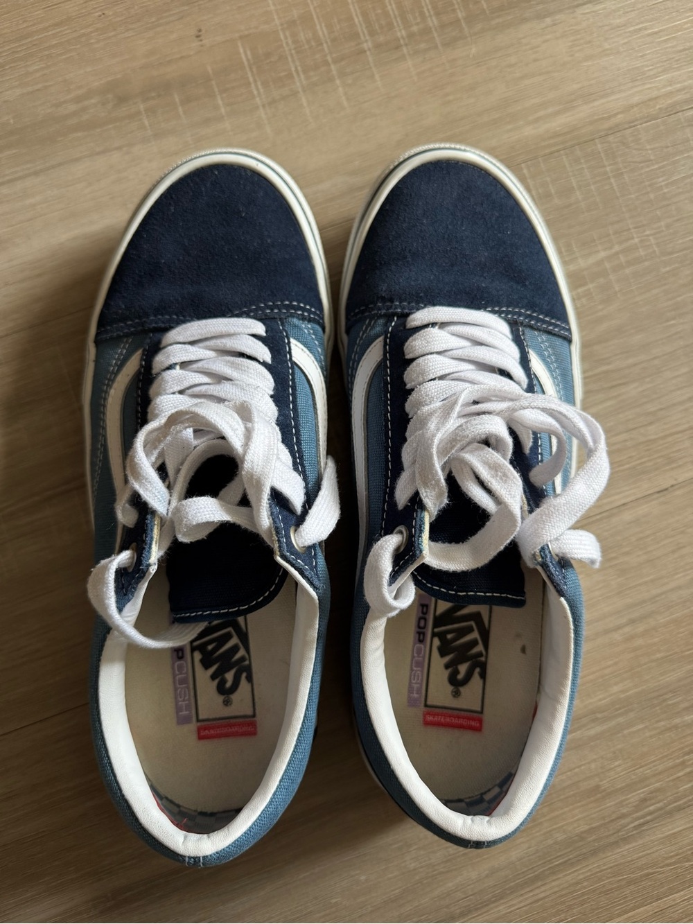Vans Old Skool Navy Blue Suede Skate Shoes Men’s 9.5